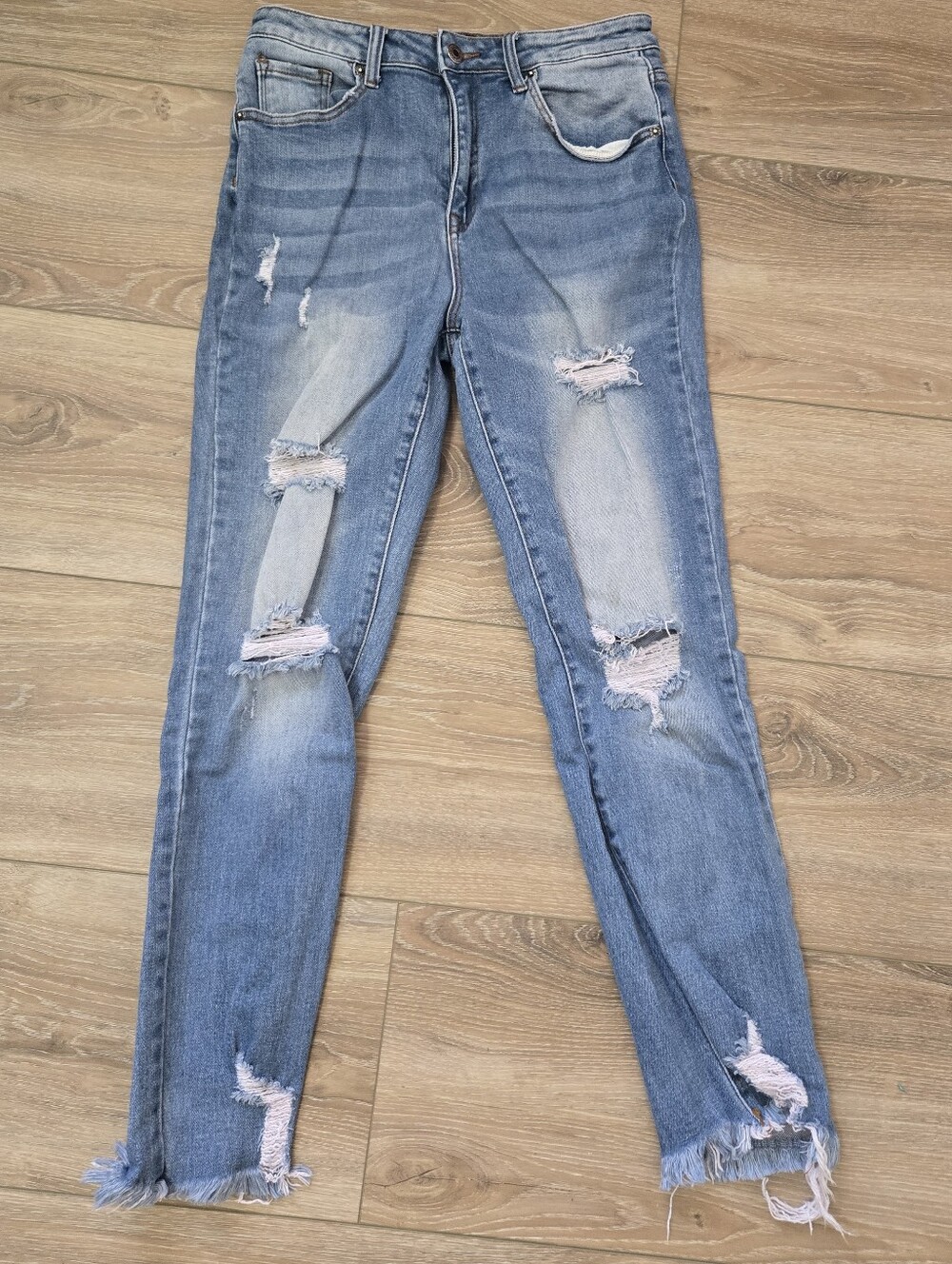 Risen Distressed Skinny Jeans, 29/9